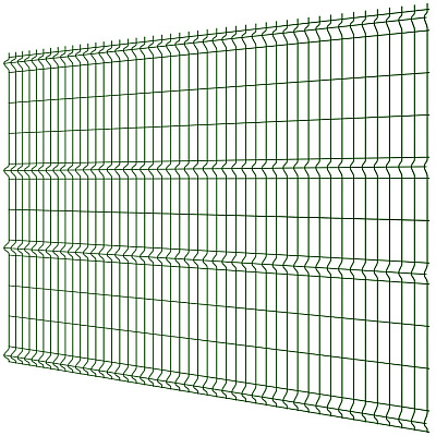 Панель MEDIUM 2,03х2,50м RAL6005 Зеленый Мох сварная 3Д сетка гиттер