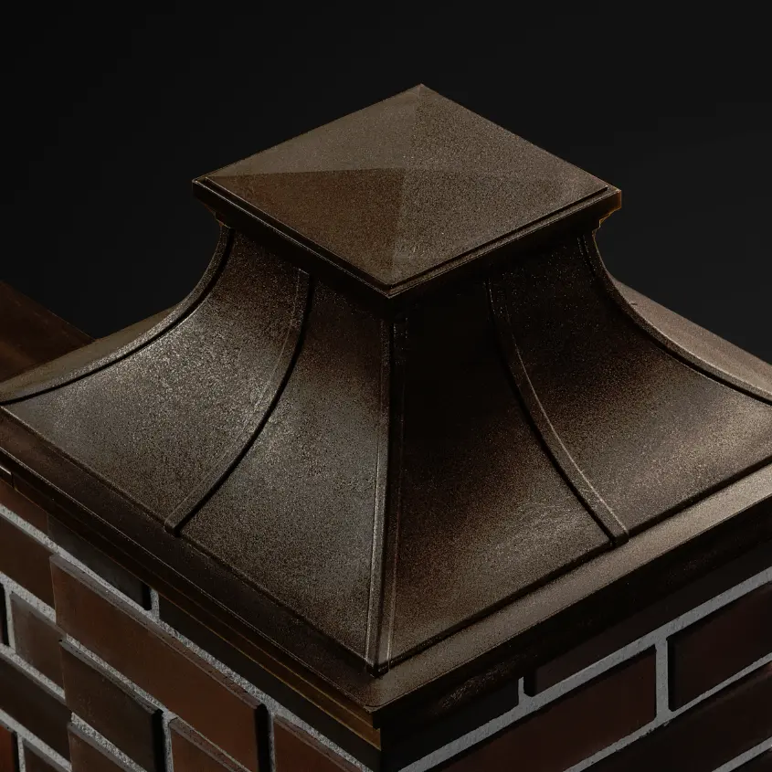 Фото 3 Колпаки Монблан Премиум Коричневые с подсветкой