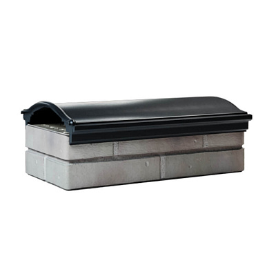 Парапет ZKING MONBLAN 310х510х90мм Черный с посадкой на 1 кирпич (200,225,255мм)