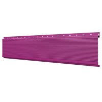 Линеарная потолочно-стеновая панель РИФЛЕНАЯ усиленная RAL4006 Пурпурный