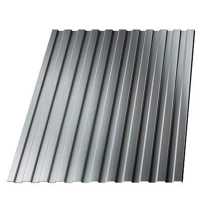 Профнастил (профлист) С-8 Оцинкованный ширина 1.19(1,15)м толщина 0.45мм