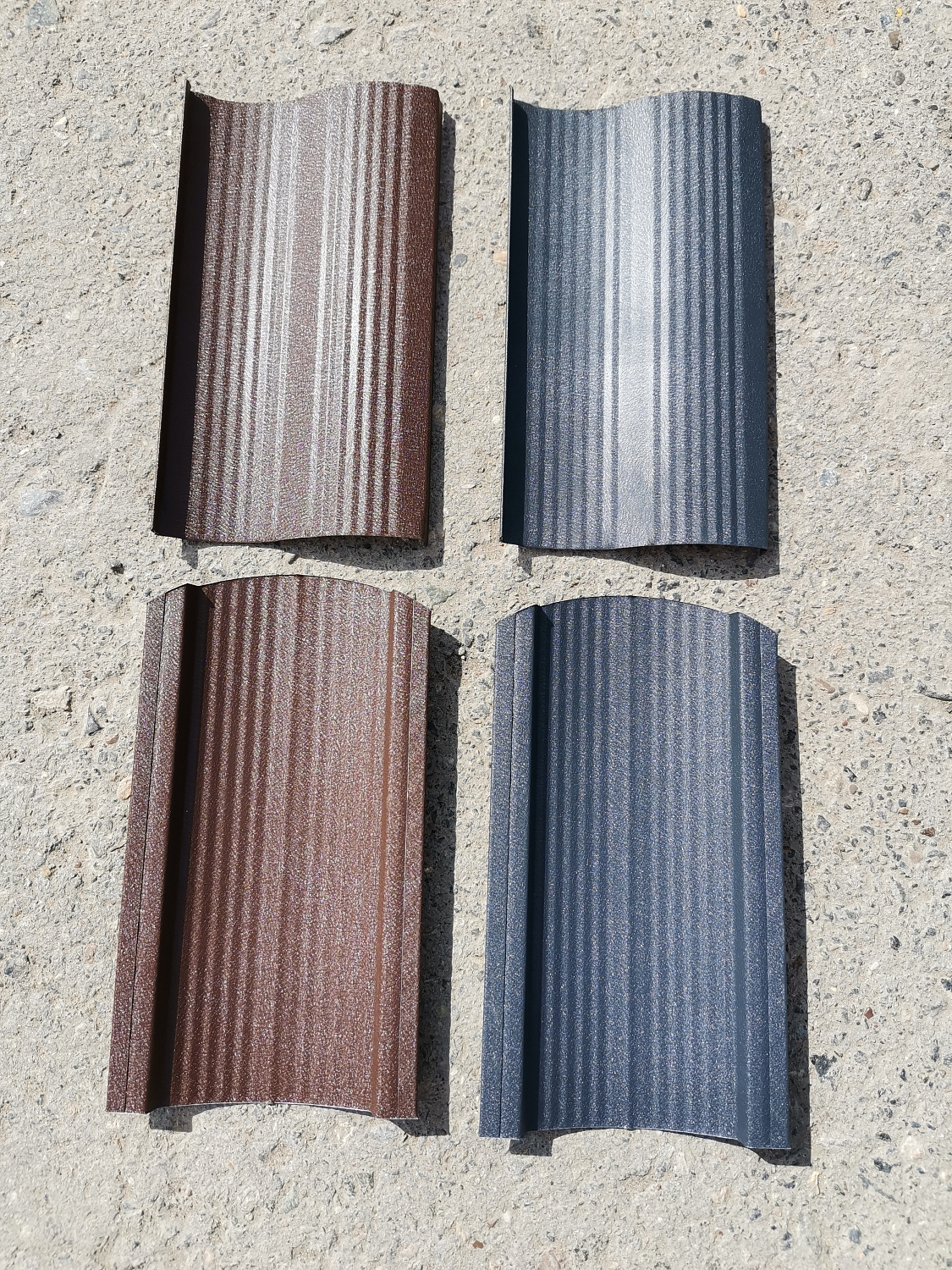 Металлопрофиль двусторонний под Стальной Бархат в Самаре