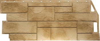 Фасадная панель FINEBER Камень Природный Песочный 1085*447